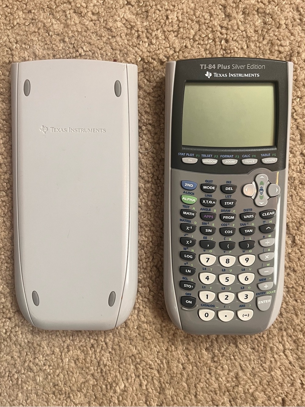 Texas Instruments TI84 Graphing Calculator and Case Like New